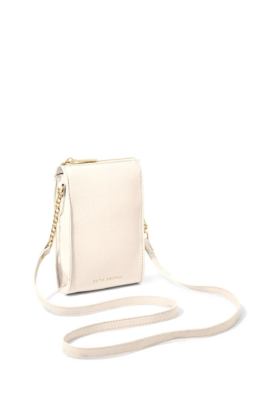 Katie Loxton Zana Slim Crossbody Bag, Eggshell