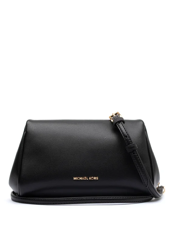 MICHAEL Michael Kors Leather Verona Crossbody Bag, Black