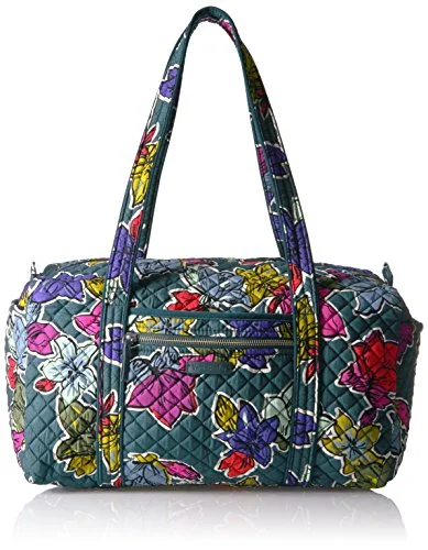 Vera Bradley Women'S Iconic Small Duffel, Falling Flowers