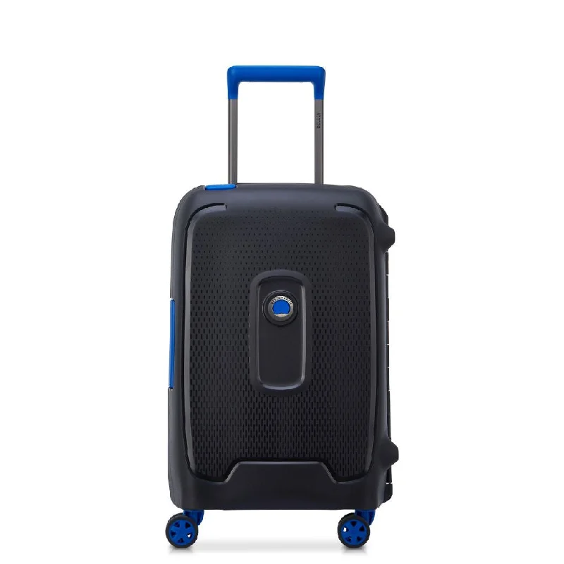 Delsey Moncey 55cm Carry On Hardsided Luggage Black/Blue