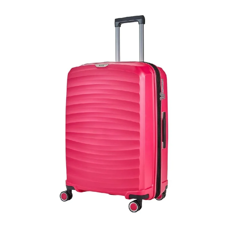 Rock Sunwave 66cm Medium Expander Hardsided Luggage - Pink