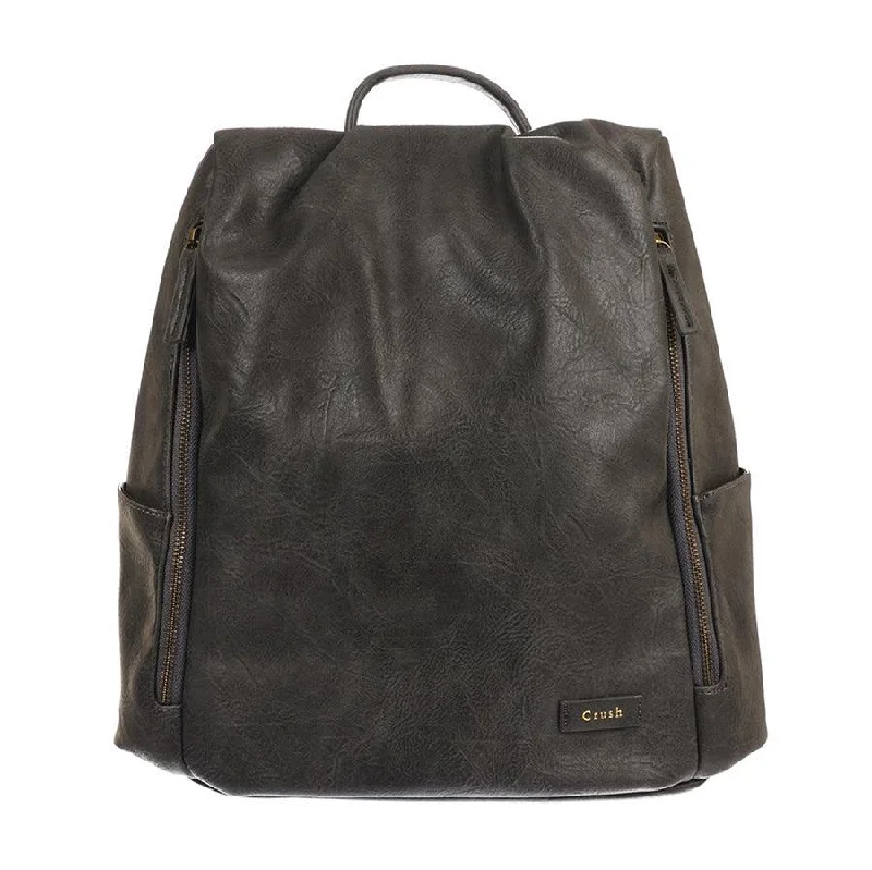 LOG-ON FW15 Amanda Iii Pu Backpack-Greyish Blue