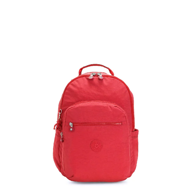 Kipling Seoul Small Tablet Backpack - Red Rouge