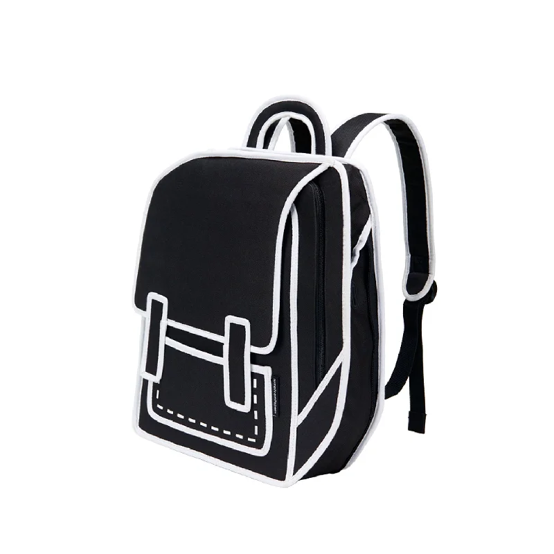 Graffiti Black Spaceman Backpack | JFP289