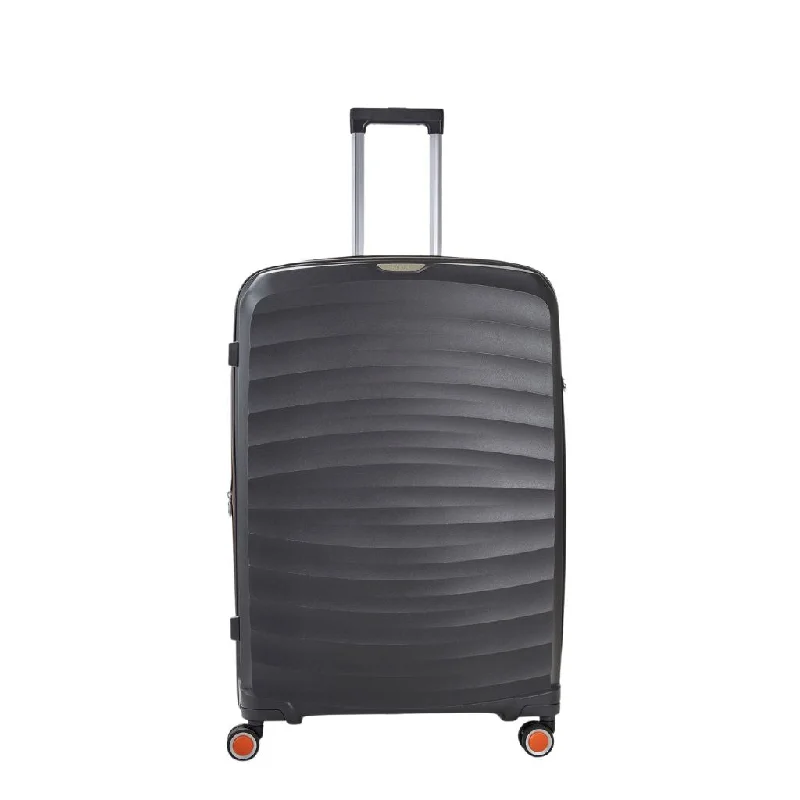 Rock Sunwave 79cm Large Expander Hardsided Luggage - Charcoal