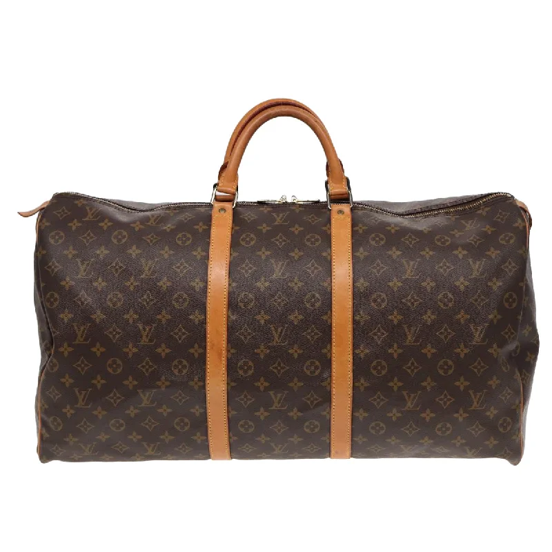 Louis Vuitton Keepall 60  Canvas Travel Bag (Pre-Owned)