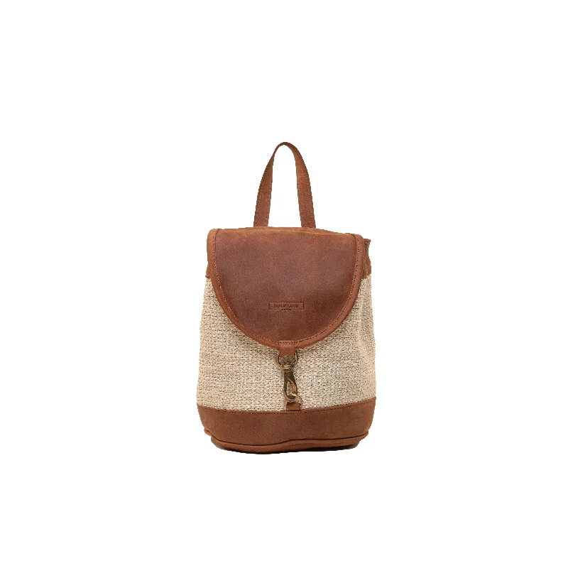 Sisal Woven Cecilia Backpack