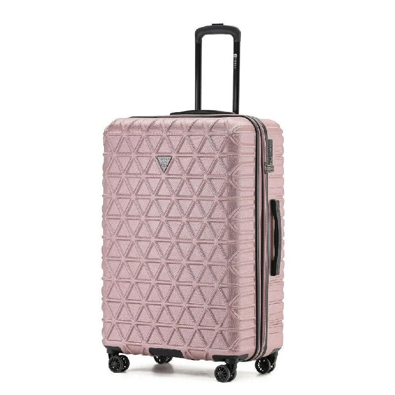 Tosca Triton Large 74cm Hardsided Spinner Expander Luggage Rose Gold