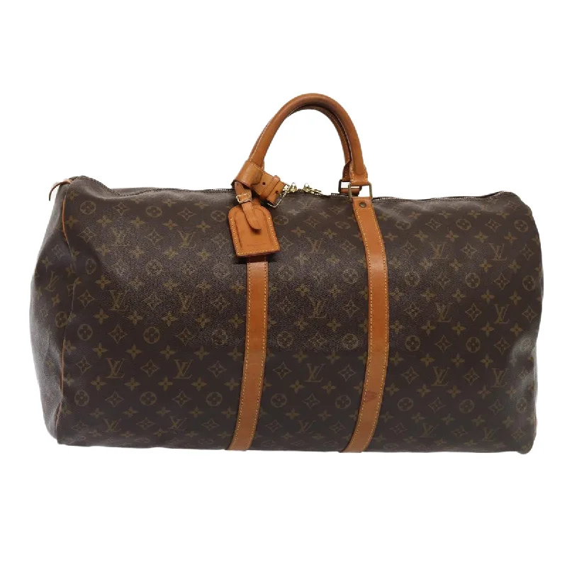 Louis Vuitton Keepall 60  Canvas Travel Bag (Pre-Owned)