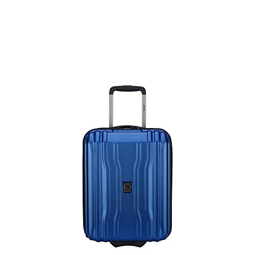 DELSEY Paris Cruise Lite Hardside 2.0 Luggage Under-Seater with 2 Wheels, Blue, Carry-on 19 Inch