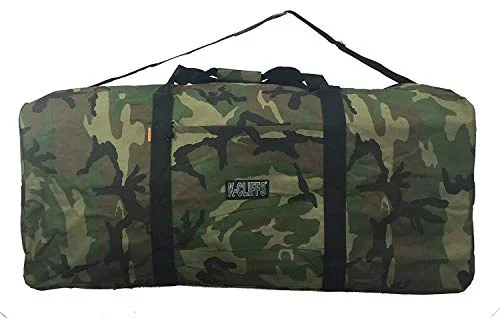 Heavy Duty Cargo Duffel Jumbo Gear Bag Big Drum Set Equipment Hardware Bags Large Square Sport Duffel 42 Inch Oversized Rooftop Travel Bag Huge Rack Roof Ball Traveling Roofbag Camo