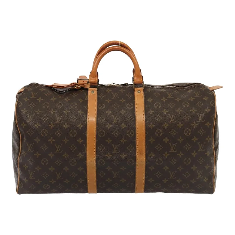 Louis Vuitton Keepall 55  Canvas Travel Bag (Pre-Owned)