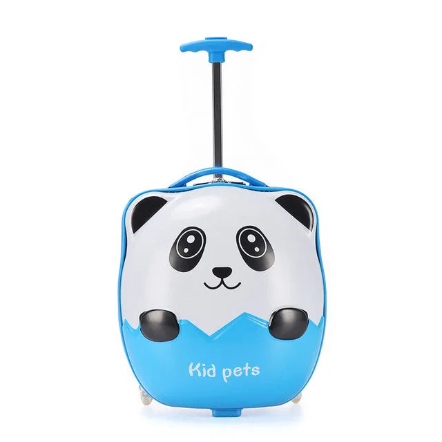 Kids Travel Panda Trolley Suitcase 16"