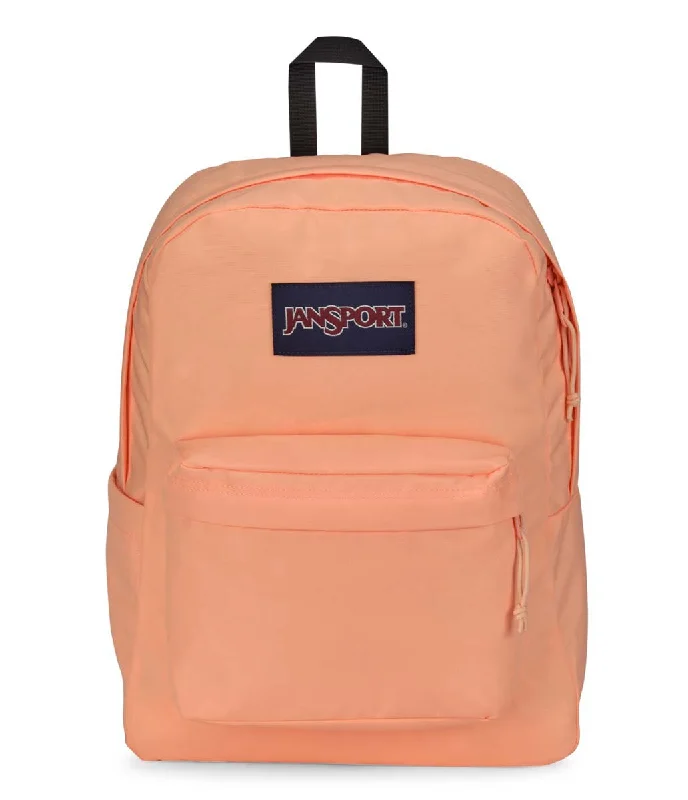 JanSport SuperBreak Plus Backpack - Peach Neon