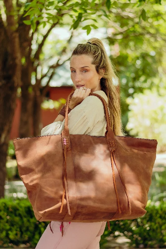 Oxidized Brown Weekender Bag