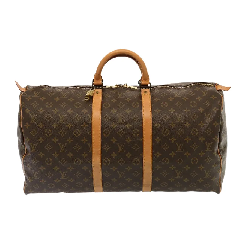 Louis Vuitton Keepall 55  Canvas Travel Bag (Pre-Owned)