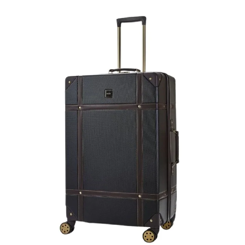 Rock Vintage 78cm Large Hardsided Luggage - Black