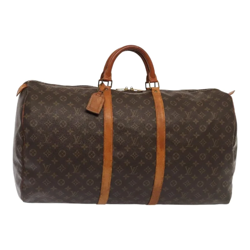 Louis Vuitton Keepall 60  Canvas Travel Bag (Pre-Owned)