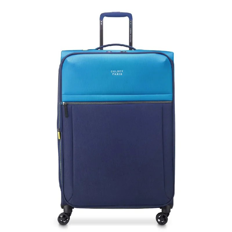 Delsey BROCHANT 3.0 78cm Large Softsided Luggage - Ultramarie Blue