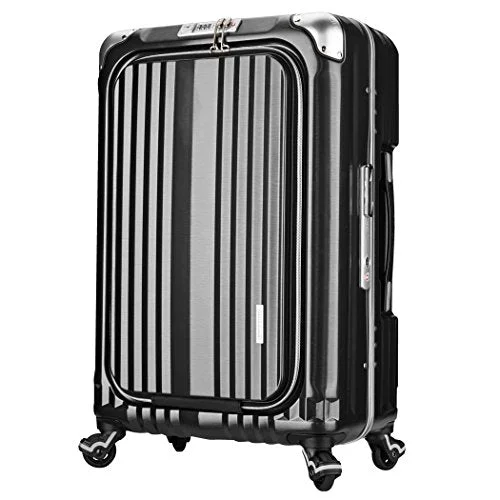 Enkloze X2 Carbon XL Bigger Carry On 24" 100% PC TSA Approved Zipperless Business Class (Matte Black)