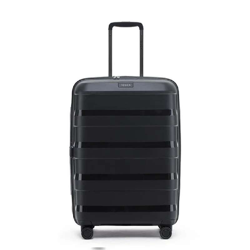 Tosca Comet Medium 65cm Hardsided Expander Suitcase - Black