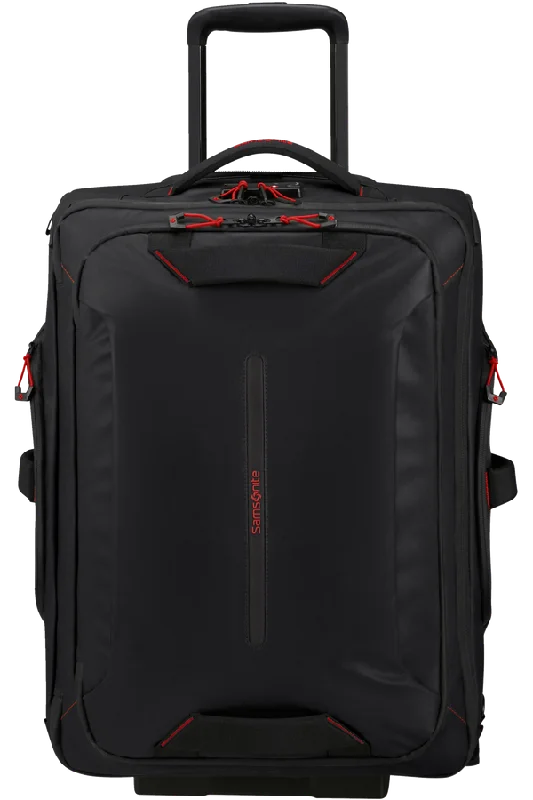 ECODIVER Duffle with wheels 55cm backpack - Black